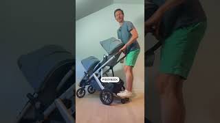From single to double stroller with UPPAbaby! #vista #babygear #stroller #babyproducts #parenting