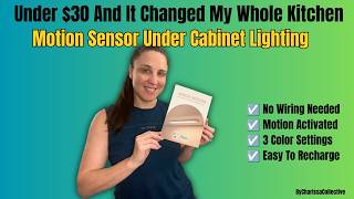 Under Cabinet Motion Sensor Lights Review | Wireless Rechargeable LED Lights for Kitchen & Closet 💡