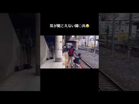 耳が聞こえない障○鉄オタ😂