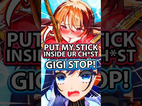 Gigi Down Bad For Kronii's Chest [Hololive Kronii Gigi] #vtuberclips #hololiveen
