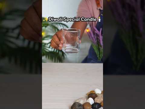 Diwali Candle Making at home -Diwali Candle decoration ideas #diy #shorts #diwalidecoration #diwali