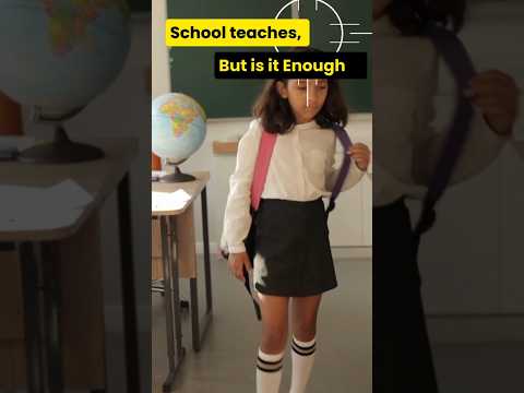 School teaches equations, but who teaches life? #childdevelopment #shashwatstudy #LifeSkillsForKids