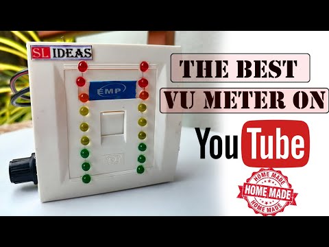 How to make an LED VU-meter using Arduino.