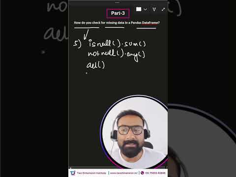 Pandas Interview Questions Part 3| #pythonlibrary #technicalinterview #pandasinterview #datascience