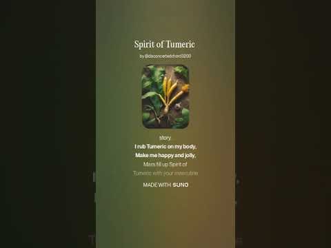 Invoking Spirit of Tumeric