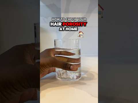 How to Check Your Hair Porosity at Home💦 #lowporosity #haircaretips #type4naturalhair #type4curls