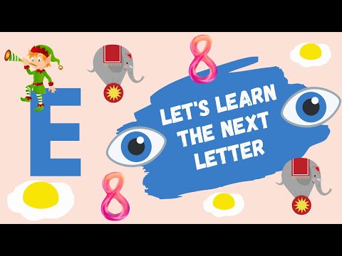 3 Minute Montessori: Learn how to Homeschool ABC Lesson 5: The Alphabet E by Junior Scholars