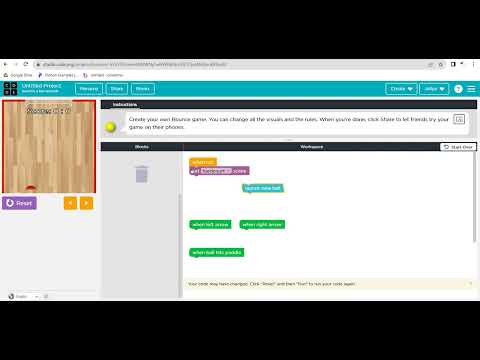Create a Bat and Ball game in Code.org - Coding for Kids