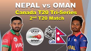 Canada T20 Tri-Series: Nepal vs Oman T20 Match analysis | NEP vs OMA t20 match