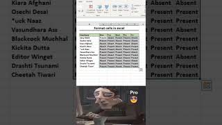 Format cells in excel 💯 #exceltutorial #exceltips #exceltricks #spreadsheets