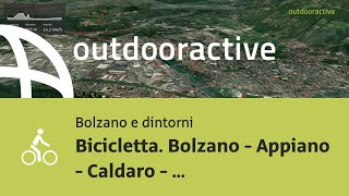 Video 3D interattivo: Bicicletta. Bolzano - Appiano - Caldaro - Egna - ...