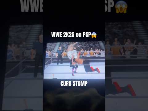 WWE 2K25 on PSP: WM 41 Triple Threat #wwe2k25 #wrestlemania #psp #shorts #cmpunk  #romanreigns
