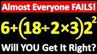 95% of People Get This Tricky Math Question WRONG! Can YOU Solve It? 🔥