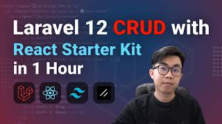Learn Laravel 12 CRUD with React Starter Kit in Just 1 Hour for Beginners