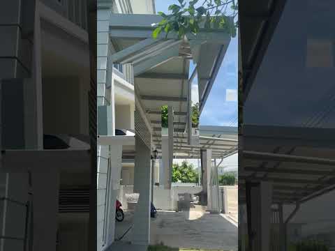 ต่อเติมหลังคาหน้าบ้าน หมู่บ้านคุณาลัยพรีม จังหวัดนนทบุรี