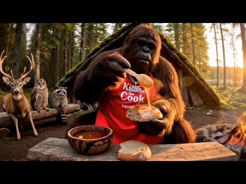 Bigfoot Vlog Cooking Honey Butter Bread