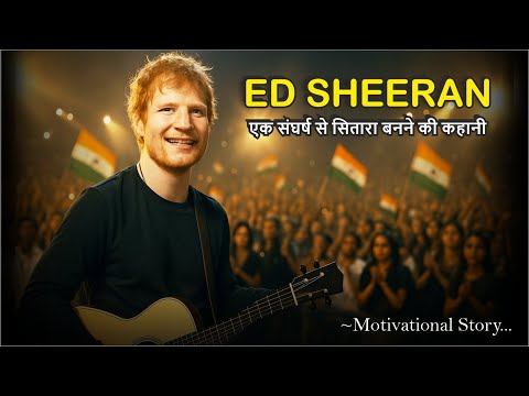 ED SHEERAN – एक संघर्ष से सितारा बनने की कहानी। Motivational Story (New Shapphire song)