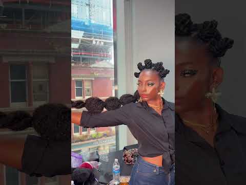 Afro Fashion show 2025 ❤️ #afrohair #fashionshow #bantuknots #naturalhairstyles #model #runway