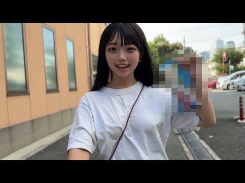 【ノーブラ散歩】コンビニまでぽよんぽよんさせながらアイスを買いに行っってみた  #のーぶら散歩