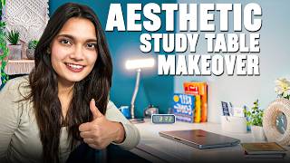 Aesthetic Study Table Makeover Amazon Haul