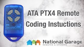 Coding Instructions - ATA PTX4 Remote