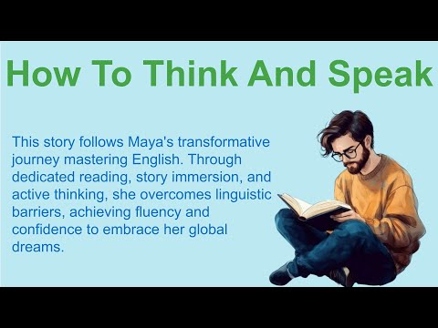 How To Think And Speak🔥 | Improve Reading Skills | Improve Your English | English Story Reading