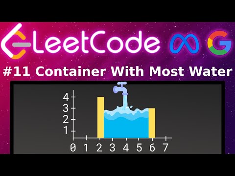 [Animated] LeetCode 11 Container With Most Water | Blind 75 | Two Pointer Technique