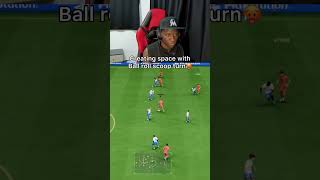 CHANCE CREATION WITH BALL ROLL SCOOP TURN IN FC25 #fc25 #tutorial