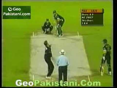 Afridi 27 runs in an over