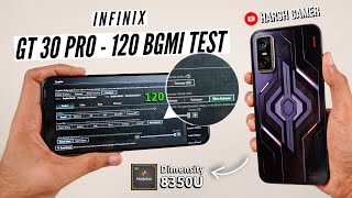 Infinix GT 30 Pro - 120 FPS BGMI Test, Heating & Battery Test 🔥