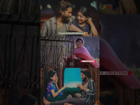 Bujji Thalli Female version Song  Thandel | Sai pallavi, Naga Chaitanya female version song status