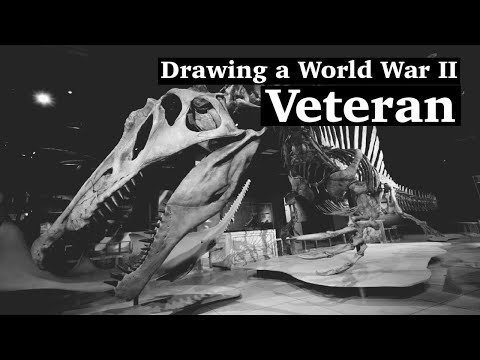 Drawing the Oldest World War Veteran…that’s a Dinosaur | Drawing a Spinosaurus |