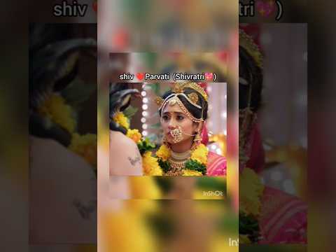 Shiv ❤️Parvati vivah 💖👑Shivratri special status#yrkkh 💖💝naira kartik as shiv parvati 💖