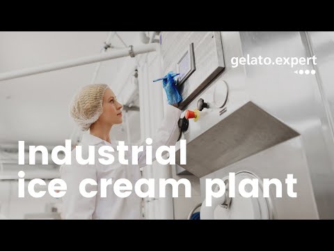 Industrial ice cream on a pilot plant - Behind the scenes of gelato