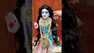 Radharani shringar #janmashtami #radhekrishna #krishnalove #handmadejewellery #krishna #radha #god