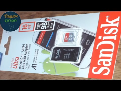 Sandisk 16gb Memory Card Unboxing/ Sandisk SD Card/Memory Card - Trendy Orion