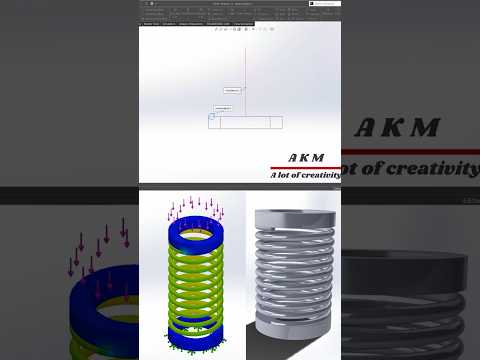 “Design of a Spring Made from Strong Carbon and Load Analysis”