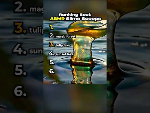 Ranking The Best AI ASMR Slime Scoops