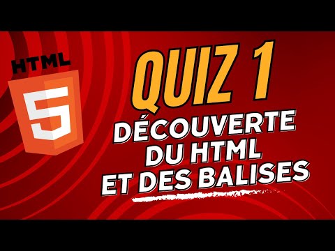 Quiz en HTML - partie 1 -
