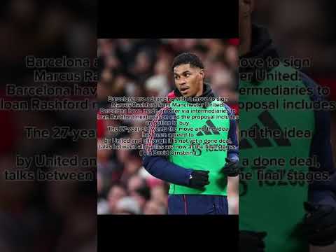 Man Utd have announced the loan of Marcus Rashford to Barcelona. #manutd #football #marcusrashford