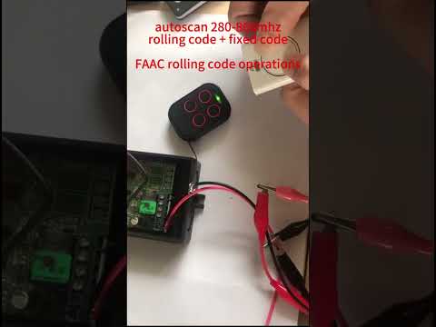 Copy faac remote rolling code face to face