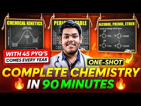 Complete Chemistry in 90 minute : *BAAP OF ALL ONESHOT* With 45 MOST REPEATED PYQs #neet2025 #aiims