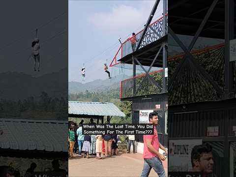 600m Zipline Outside Borra Caves | #bora #arakuvalley #dabididibidi #dakumaharaj #urvashi #nandamuri