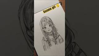Suzume anime girl #art #animegirl #anime #animeart #suzume #viralart #yt #shorts #trending