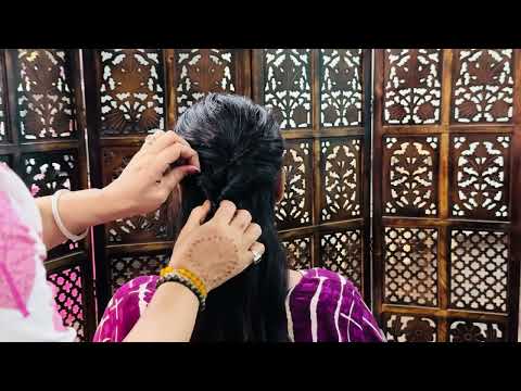 Messy Hairstyle for Long Hair | Easy & Stylish Hair style लंबे बालों के लिए मैसी हेयरस्टाइल 