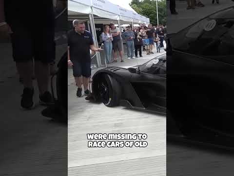 First EVER Bugatti Bolide Close up look! Goodwood!  #bugatti #shorts #bugattibolide #supercars