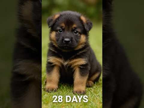 My German Shepherd Puppy Grows from 1 Month to 1 Year | Unbelievable transformation