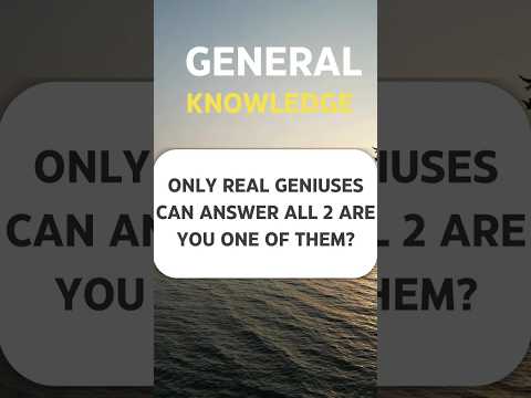 99% FAIL This General Knowledge Question… Are You the 1%? 😳🧠 #ytshorts #quiztime #trending