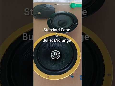 Bullet Midrange vs Standard Midrange Speakers #loudspeaker #diyspeaker #soundsystem