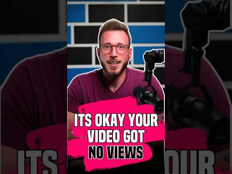 What To Do If Your Video Get’s No Views - Don’t Panic & Keep Publishing #consistency #investing